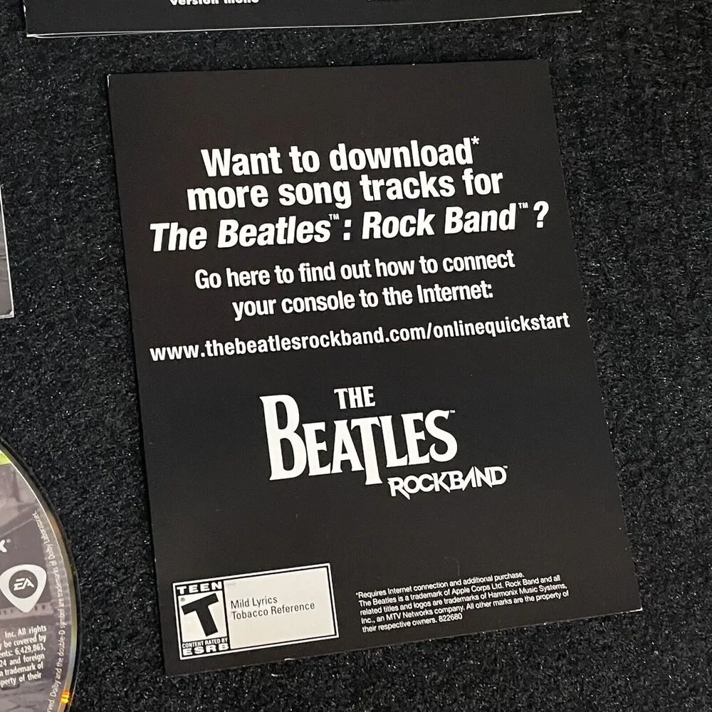 The Beatles: Rock Band (Microsoft Xbox 360, 2009) Complete CIB With Extras